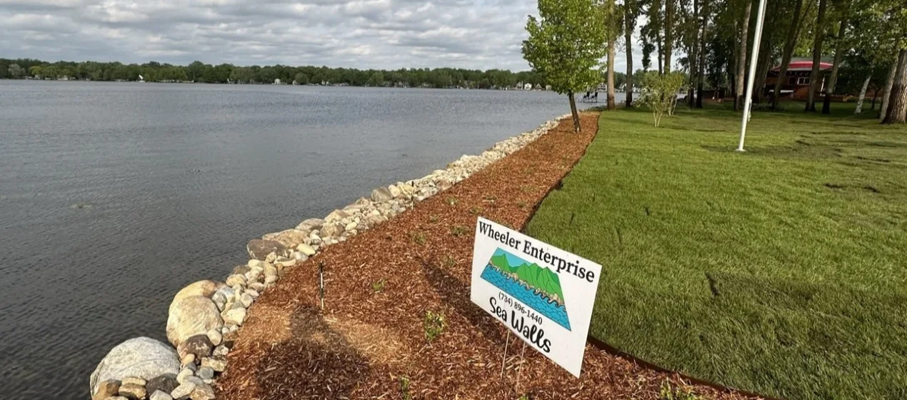 Lake Retaining Wall